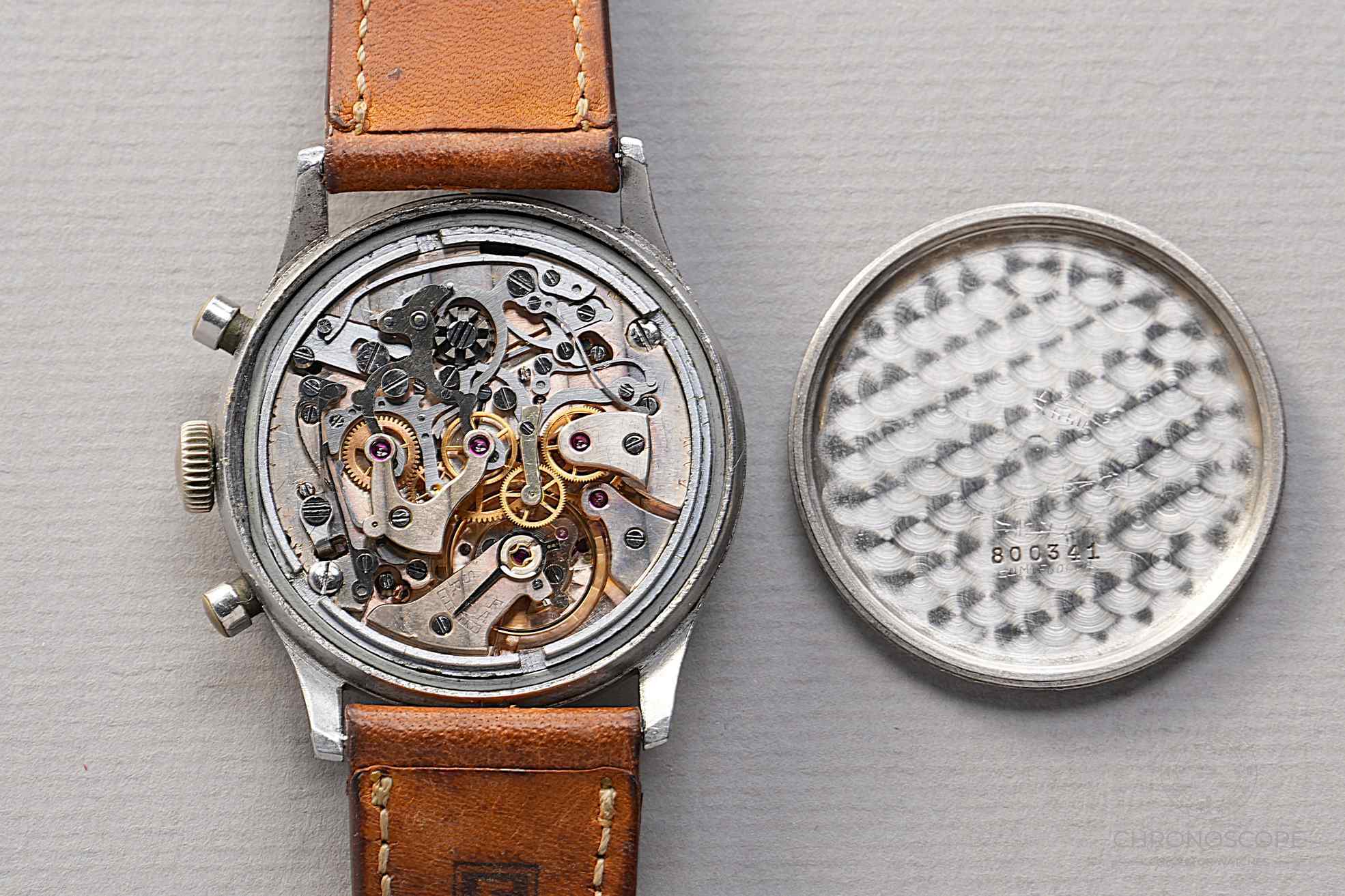 Excelsior Park Vintage Bullseye Chronograph ref. 2315-2 oversize 38mm case – Bild 9