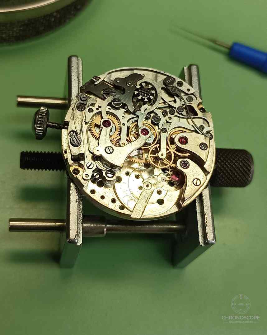SOLD - Excelsior Park Vintage multiscale dial Chronograph Cal. EP4 - serviced - Image 11