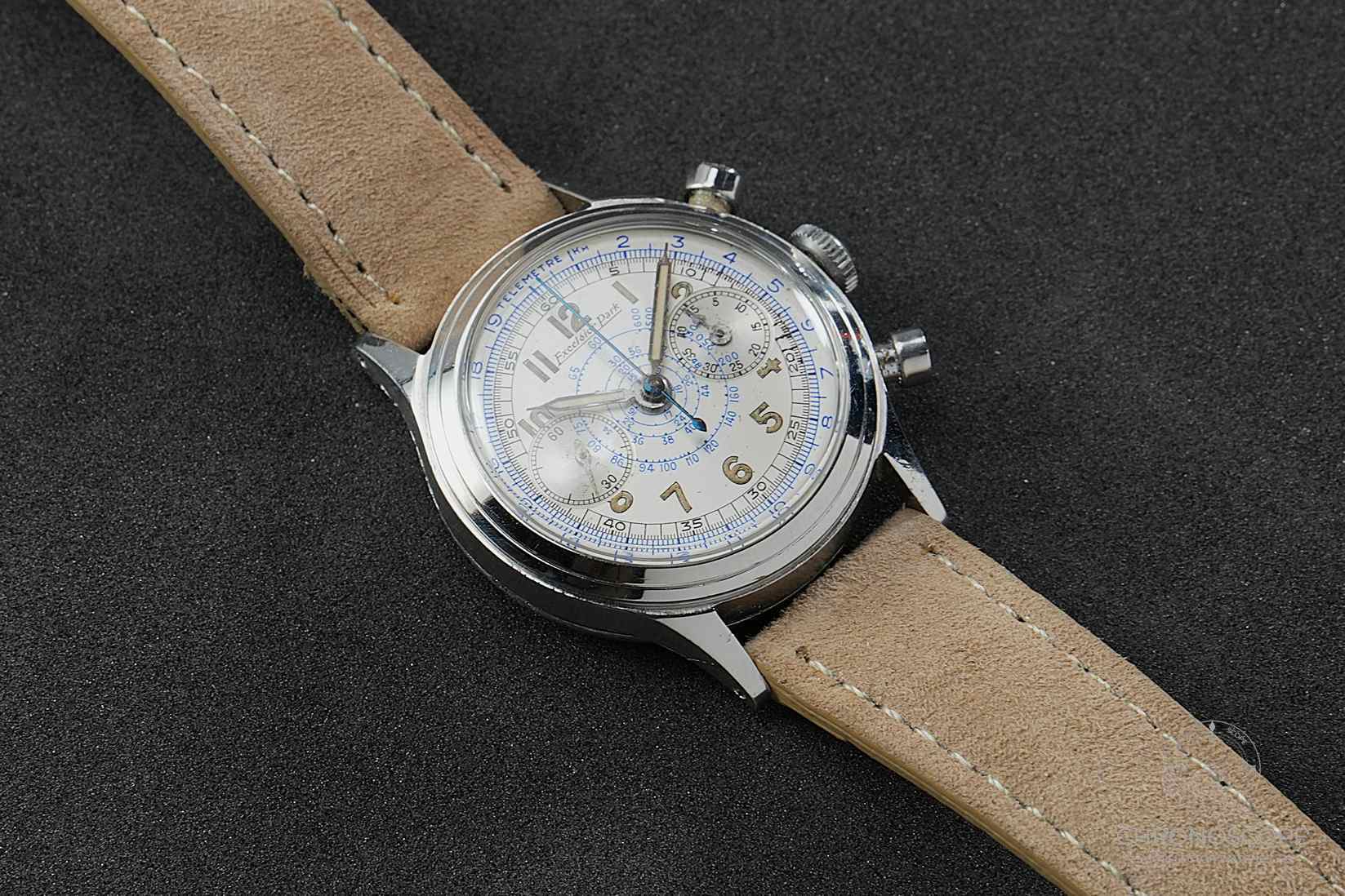 SOLD - Excelsior Park Vintage multiscale dial Chronograph Cal. EP4 - serviced - Image 4