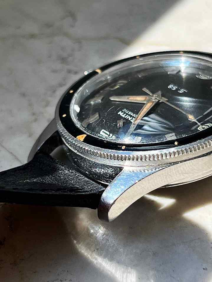 SOLD - Zenith S.58 MK IVa Vintage Dive Watch Bakelite Bezel – Bild 10