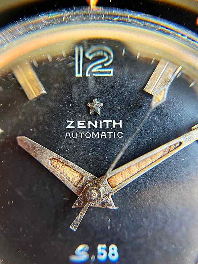 SOLD - Zenith S.58 MK IVa Vintage Dive Watch Bakelite Bezel – Bild 9
