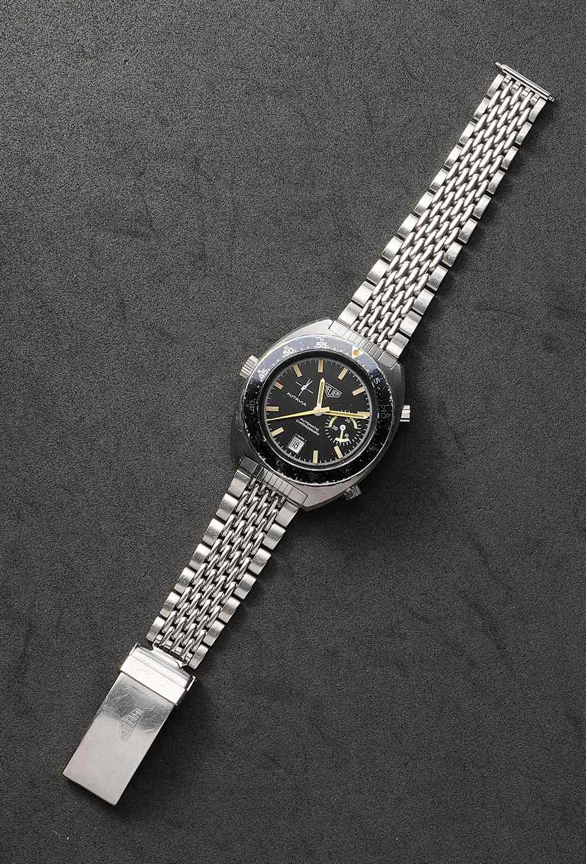SOLD - Heuer Autavia 1563MH, Cal. 15, GF BOR bracelet, warranty – Bild 3