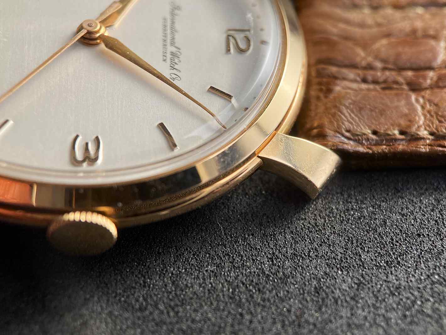 RSERVED - IWC Vintage Cal. 89 fancy lugs, 18k gold from 1958, warranty – Bild 10