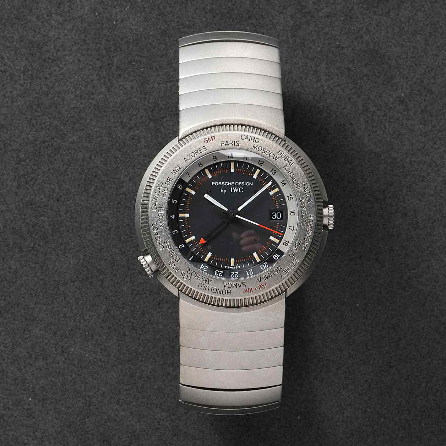 SOLD - IWC Porsche Design Worldtime Alarm - Image 2