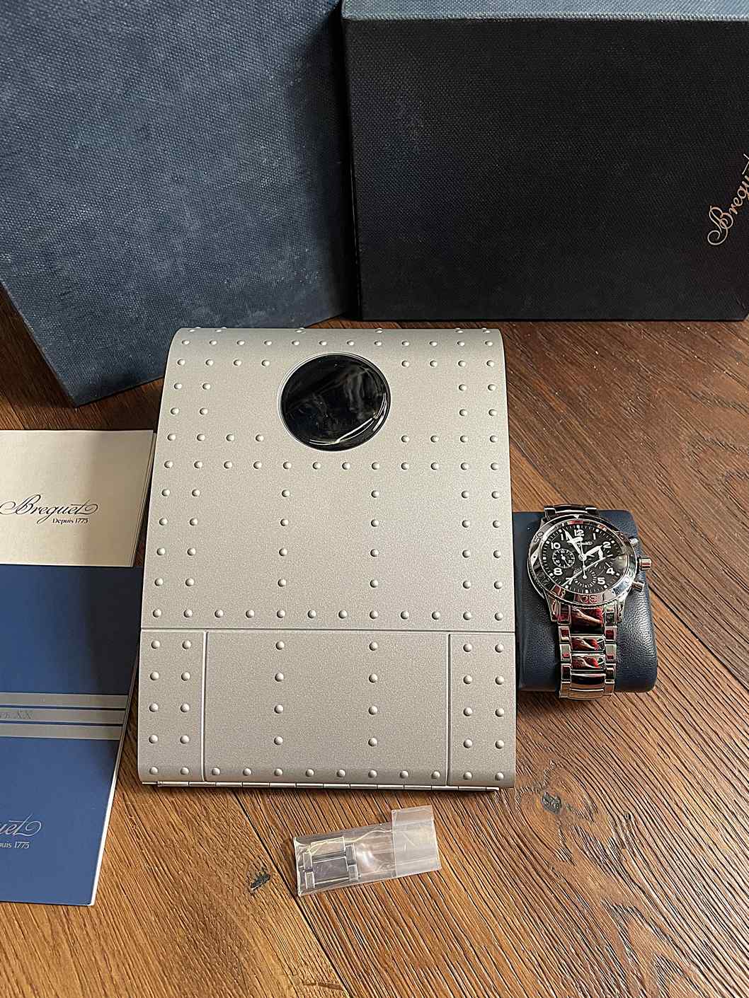 SOLD - Breguet Type XX Aeronavale Ref. 3800, tritium dial, full set - Image 16
