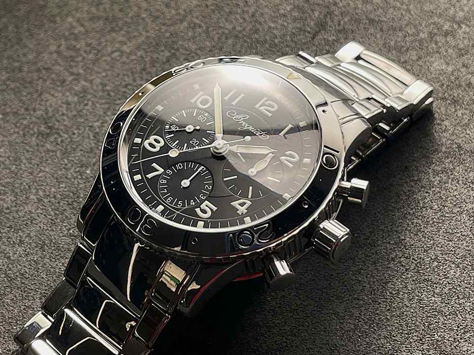 SOLD - Breguet Type XX Aeronavale Ref. 3800, tritium dial, full set - Image 13