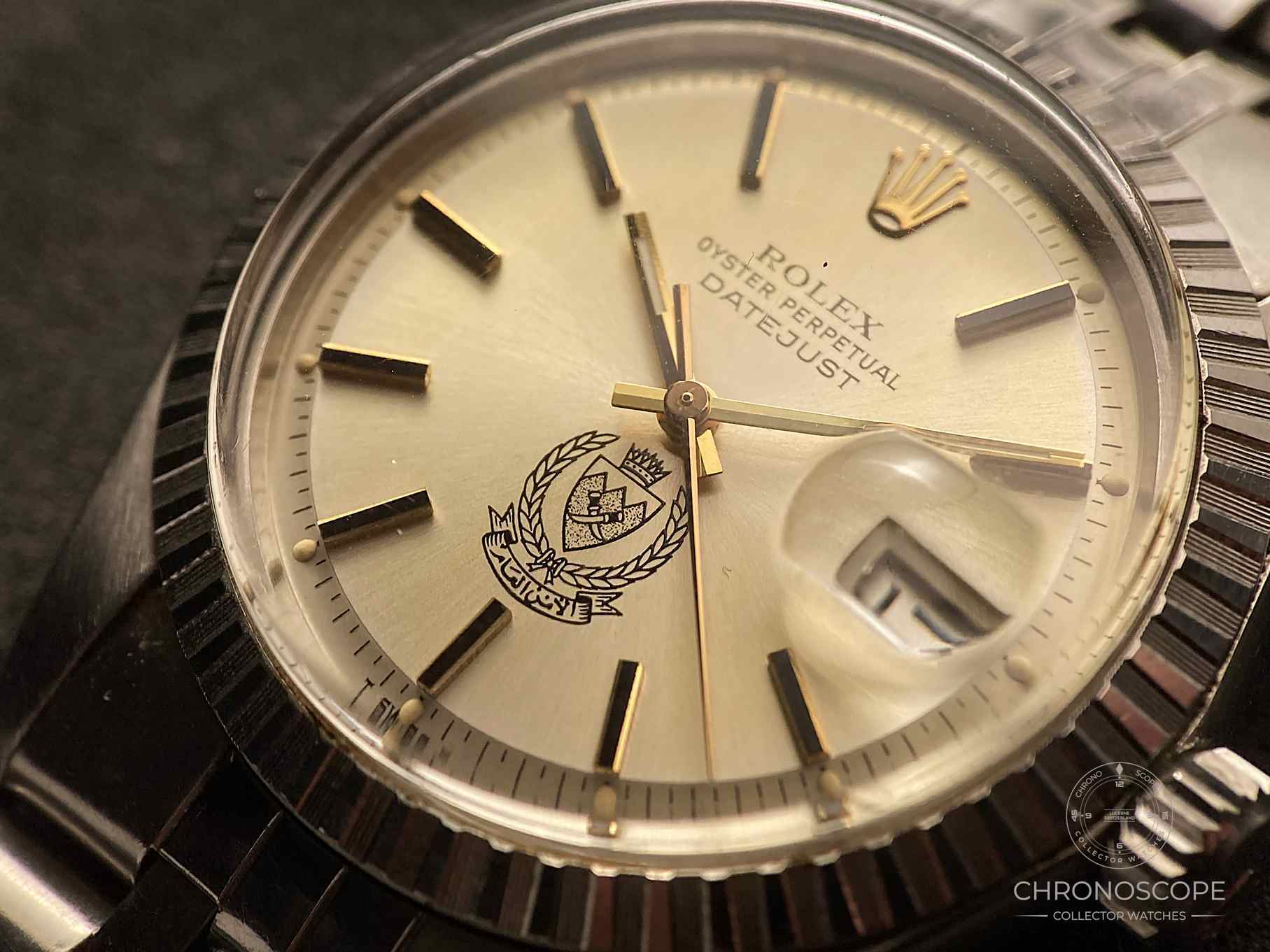 Rolex Datejust with original Bahrain dial & box, serviced - Image 14