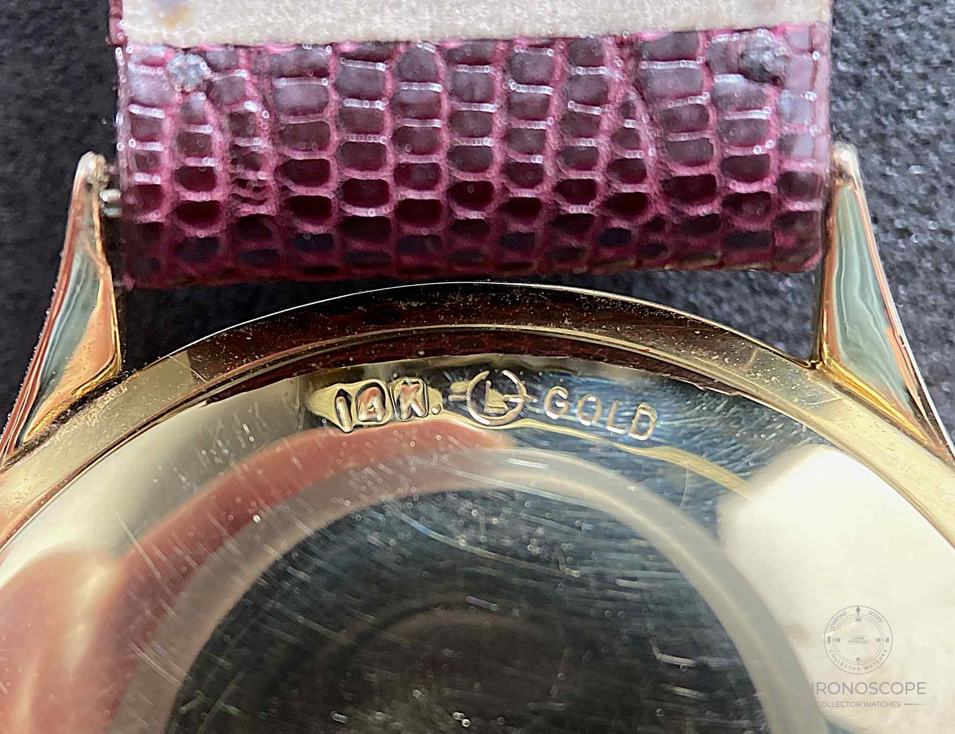 LeCoultre 14k Yellow Gold Dress Watch, Florentine Case and Fancy Lugs – Bild 8