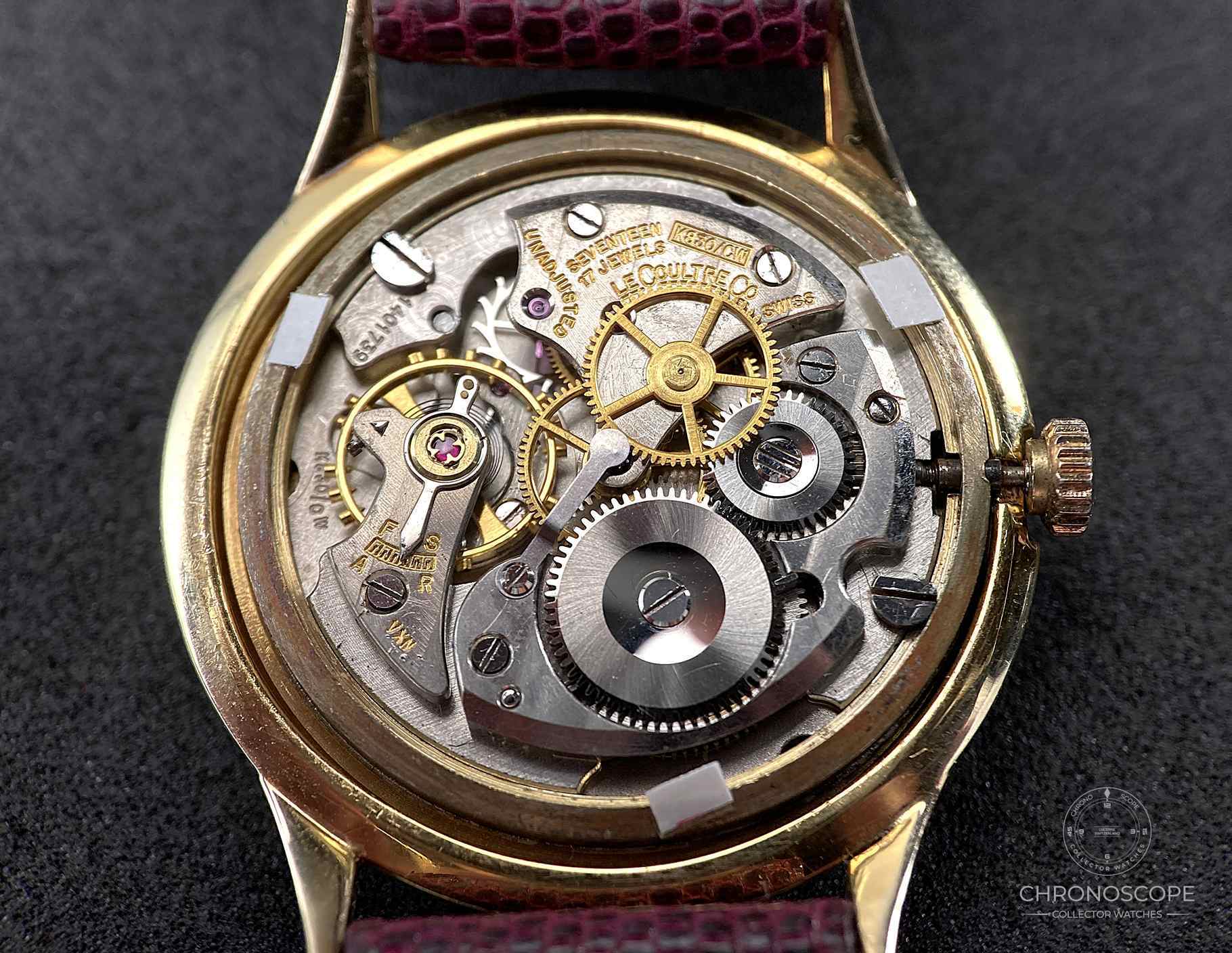 LeCoultre 14k Yellow Gold Dress Watch, Florentine Case and Fancy Lugs – Bild 7