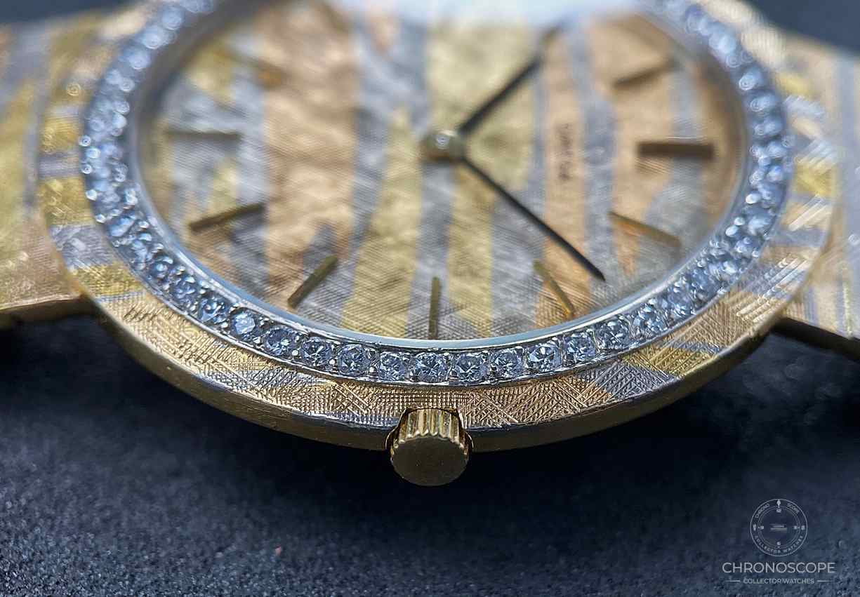 Omega Vintage “Trigold” Ultra Silm In 18k Yellow Gold, serviced - Image 12