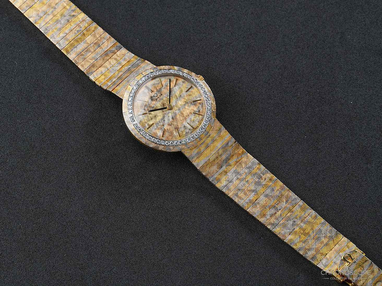 Omega Vintage “Trigold” Ultra Silm In 18k Yellow Gold, serviced - Image 5