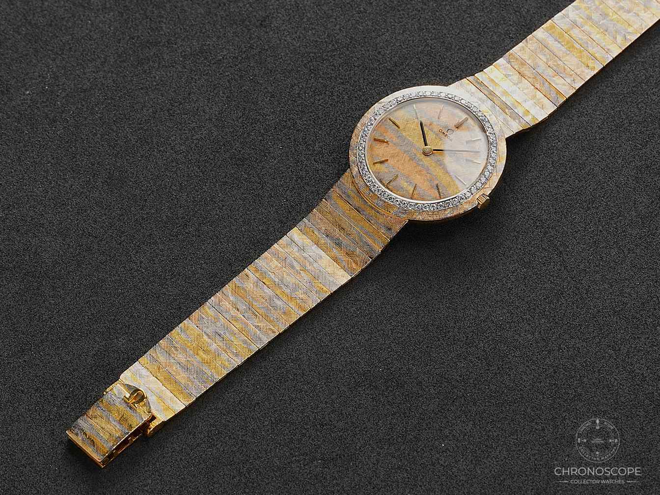 Omega Vintage “Trigold” Ultra Silm In 18k Yellow Gold, serviced - Image 6