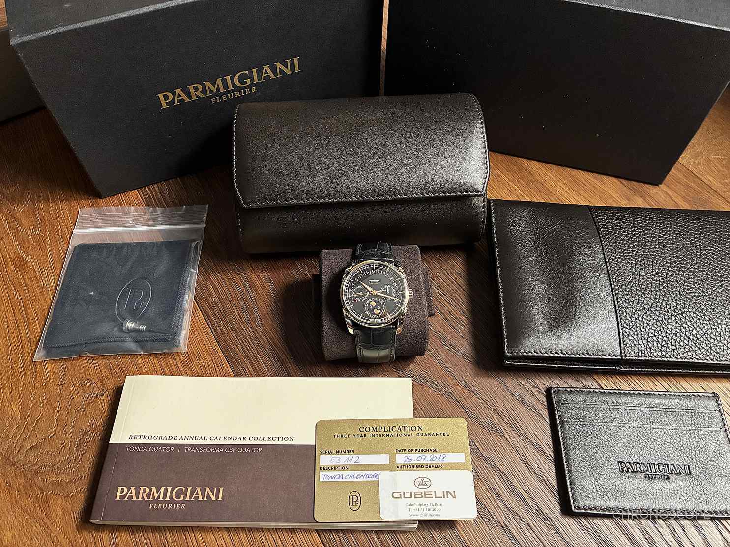 Parmigiani Fleurier Tonda, full set, first owner watch – Bild 11