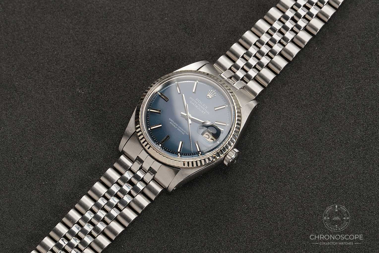 Vintage Rolex Datejust Reference 1601 from 1971 stainless steel collector watch