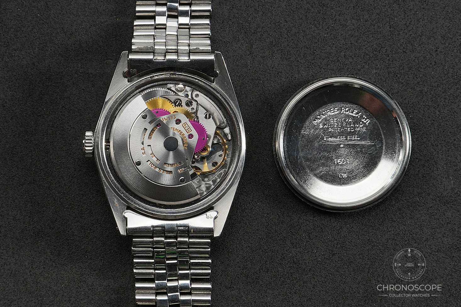 Rolex Vintage Datejust Ref. 1601 from 1971 with blue pie-pan dial, serviced - Image 6