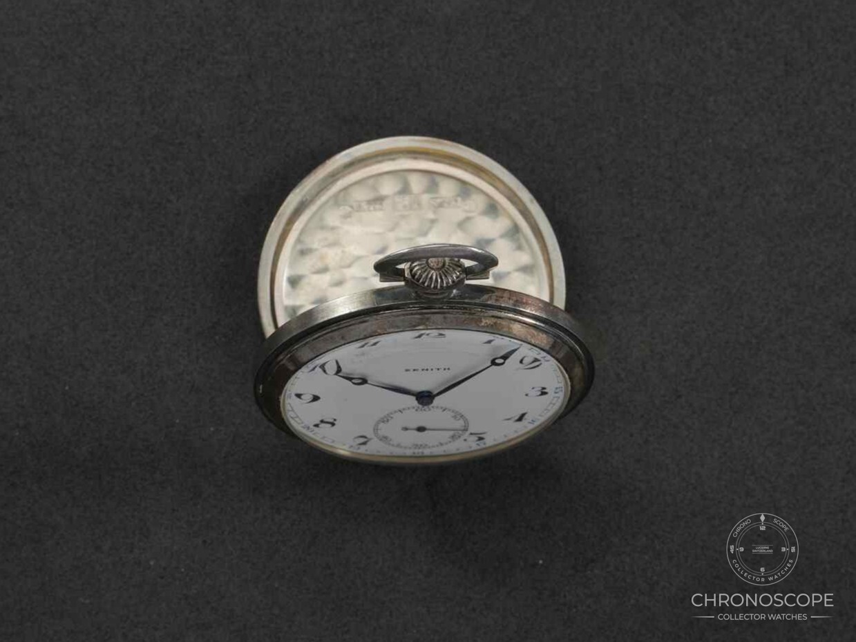 ZENITH pocket watch, Lucerne Shooting Festival 1939, 925 silver, FULL SET as delivered in 1939 – Bild 4