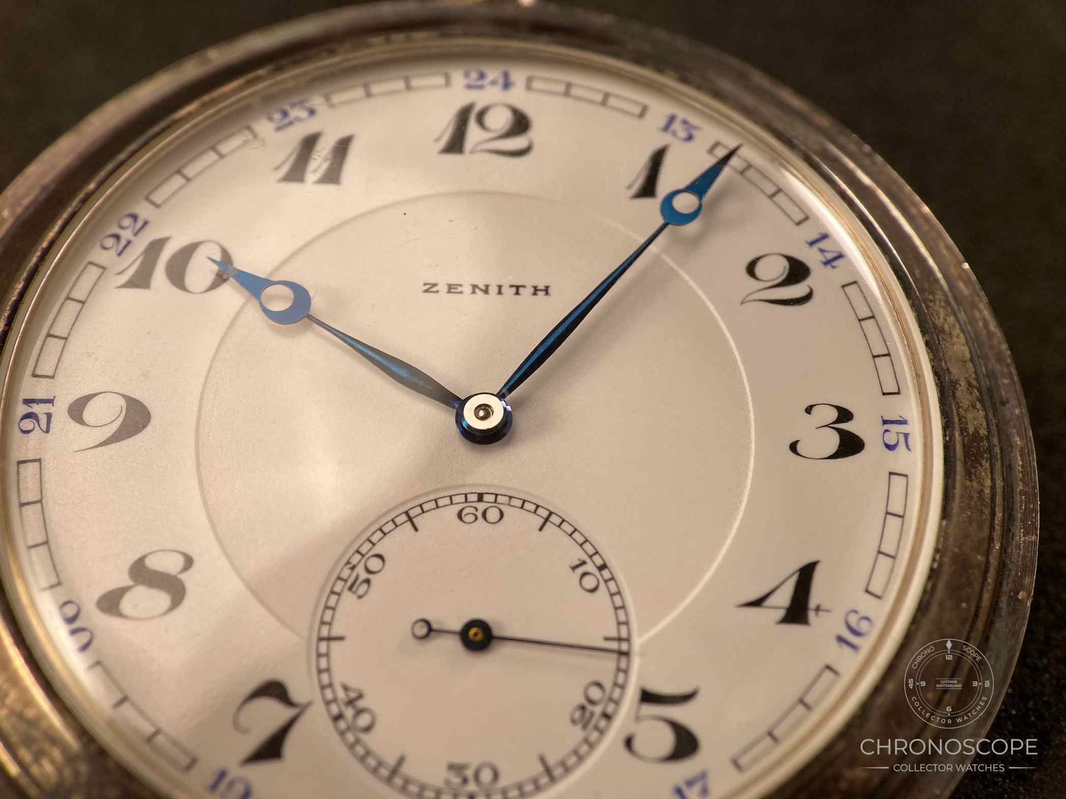 ZENITH pocket watch, Lucerne Shooting Festival 1939, 925 silver, FULL SET as delivered in 1939 – Bild 16