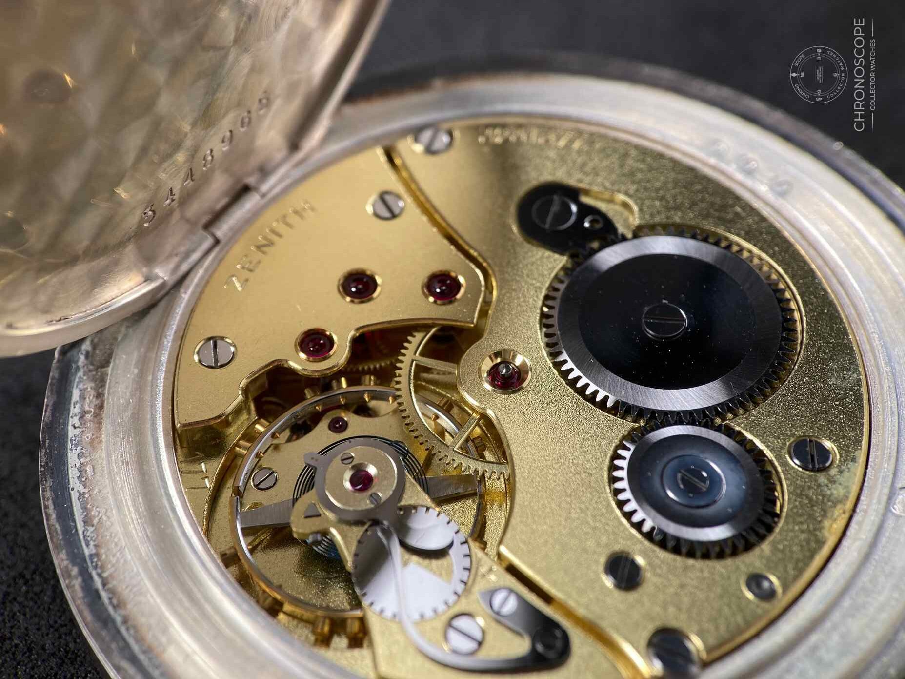 ZENITH pocket watch, Lucerne Shooting Festival 1939, 925 silver, FULL SET as delivered in 1939 – Bild 11