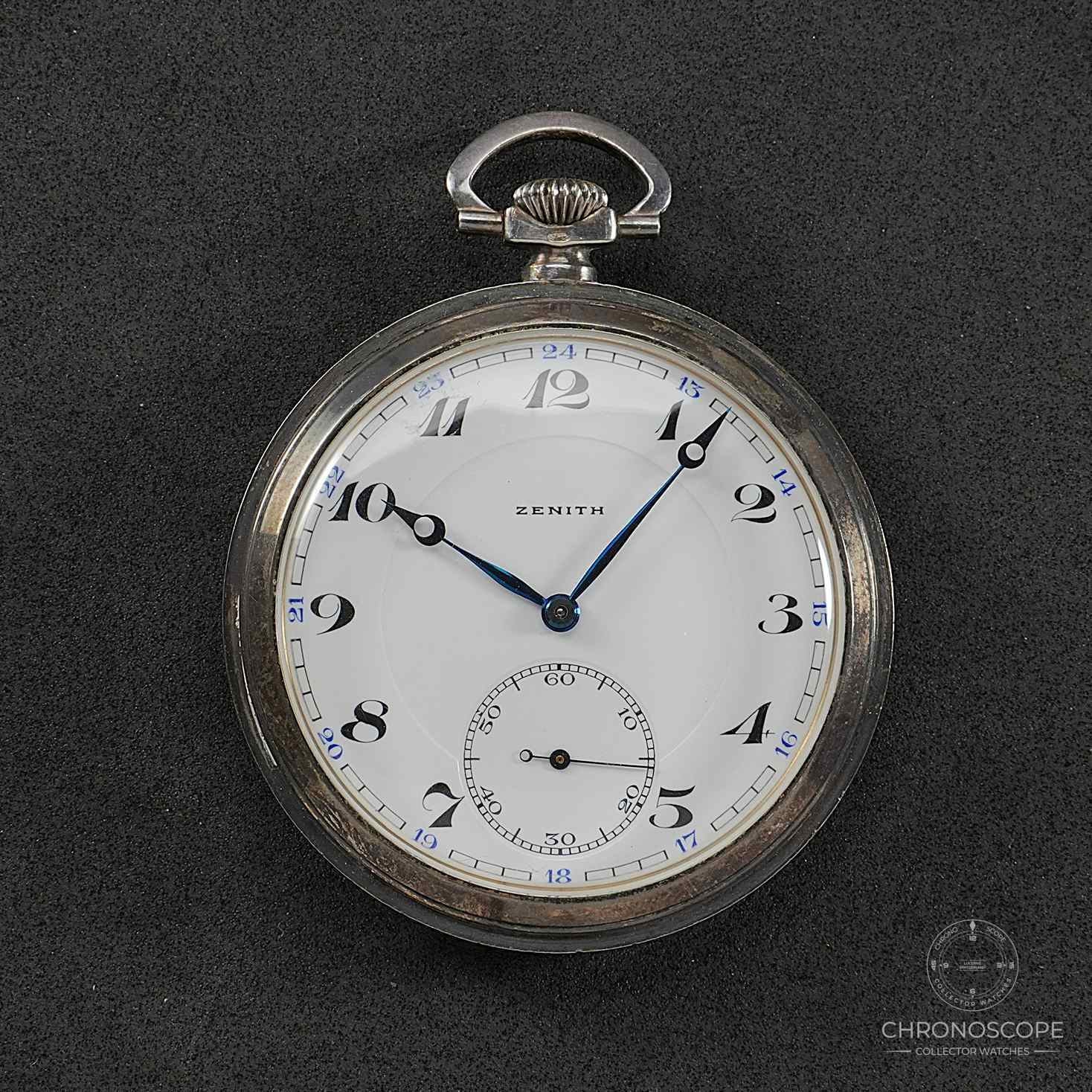 ZENITH pocket watch, Lucerne Shooting Festival 1939, 925 silver, FULL SET as delivered in 1939 – Bild 2