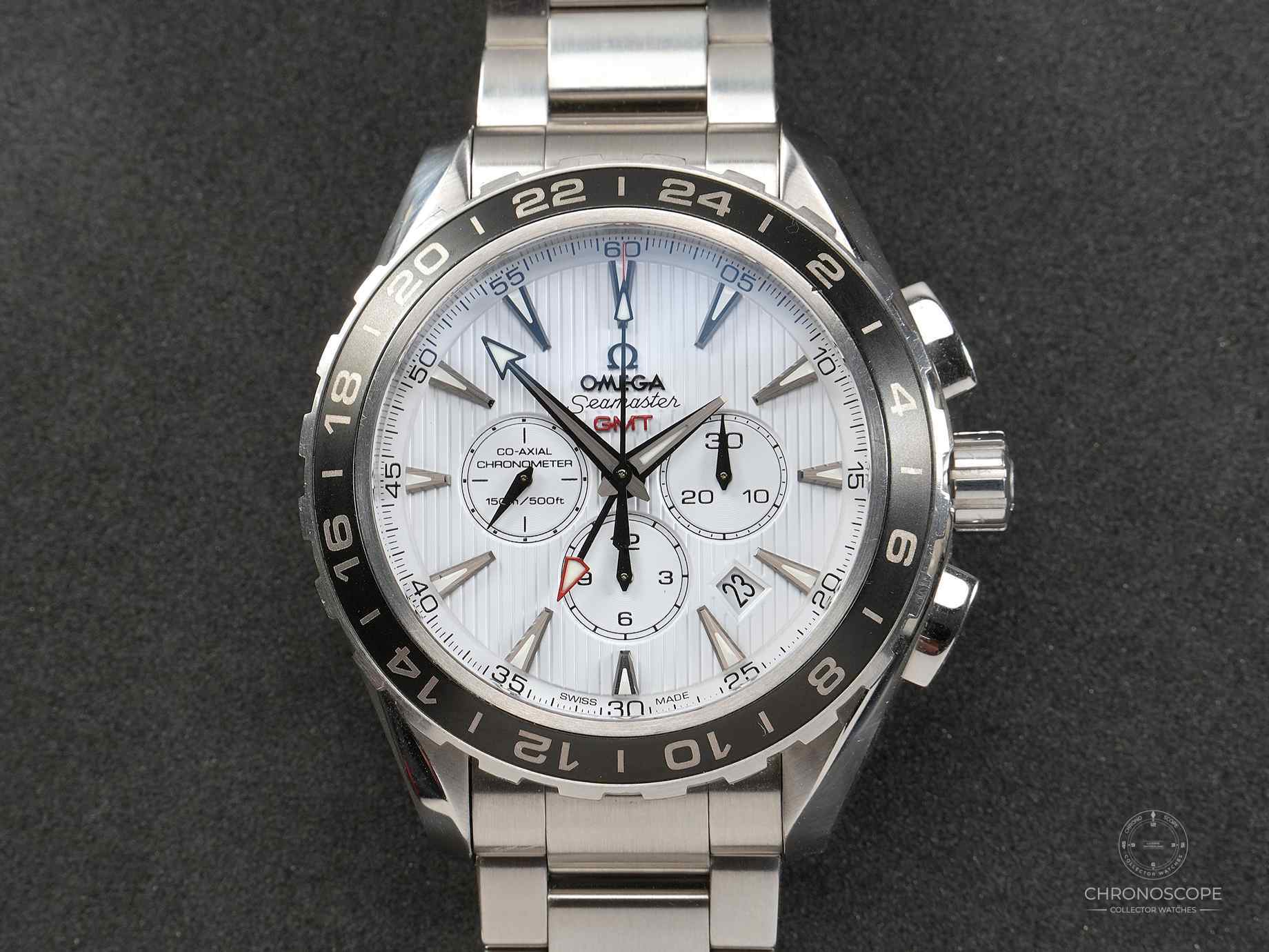 Omega Seamaster Aqua Terra 150 GMT in untouched original condition chronoscope collector watches