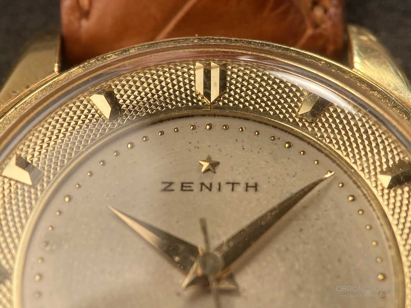 RESERVED - Zenith vintage 18k gold dress watch from 1956  - Image 12