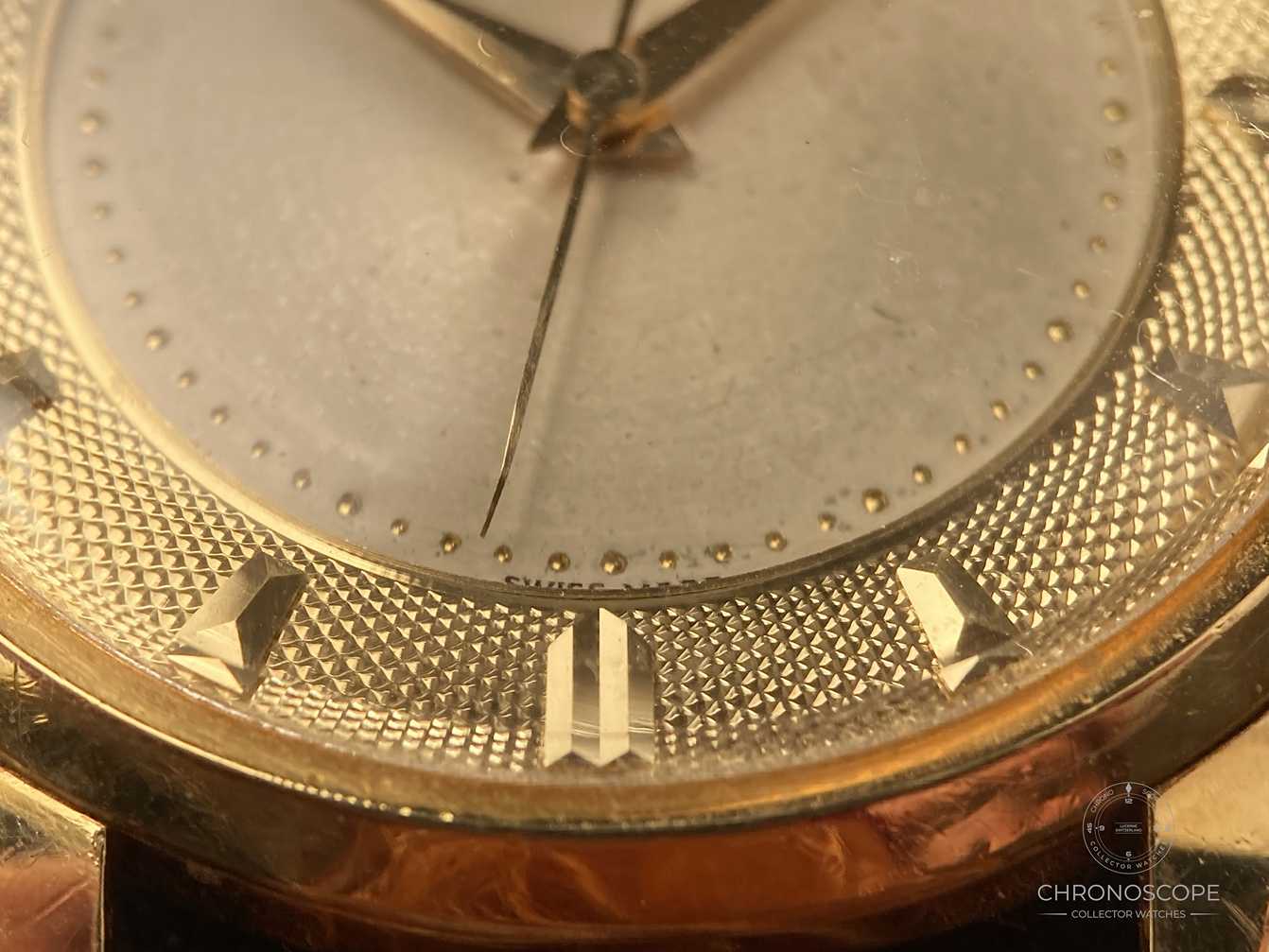 RESERVED - Zenith vintage 18k gold dress watch from 1956  - Image 13