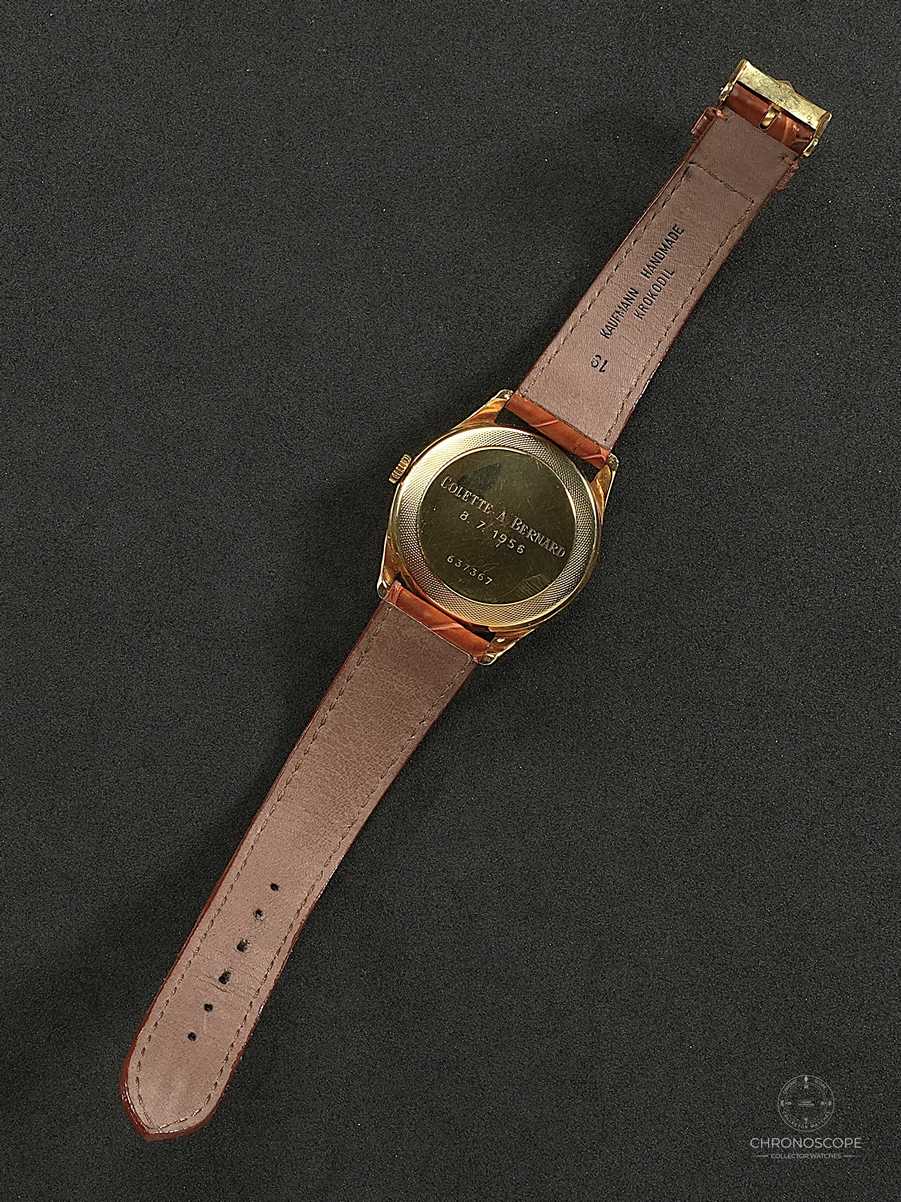 RESERVED - Zenith vintage 18k gold dress watch from 1956  - Image 6