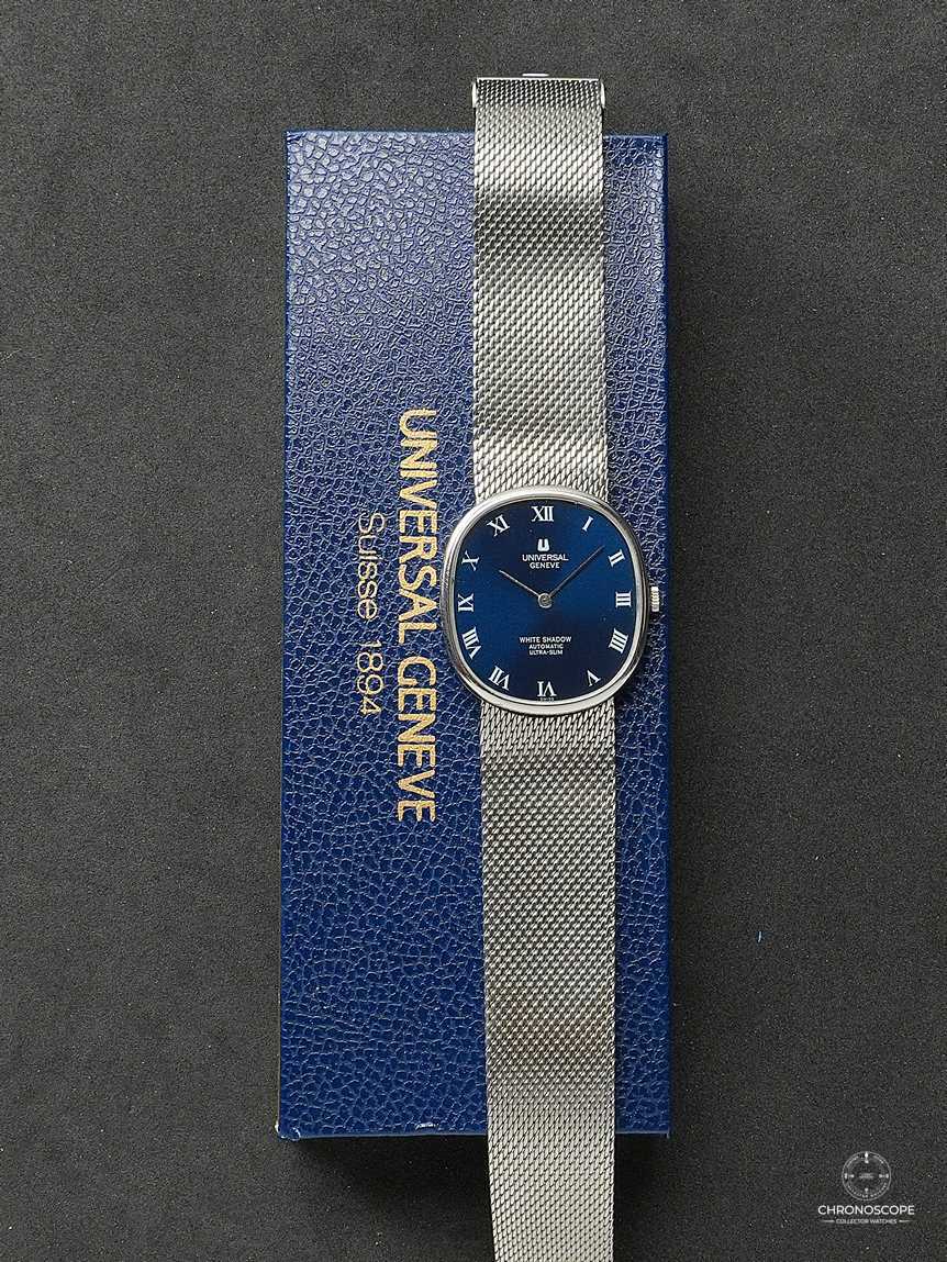 Universal Geneve White Shadow Ellipse, Microrotor Cal. 2-66, mint blue dial - Image 2