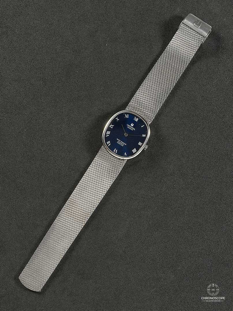 Universal Geneve White Shadow Ellipse, Microrotor Cal. 2-66, mint blue dial - Image 7