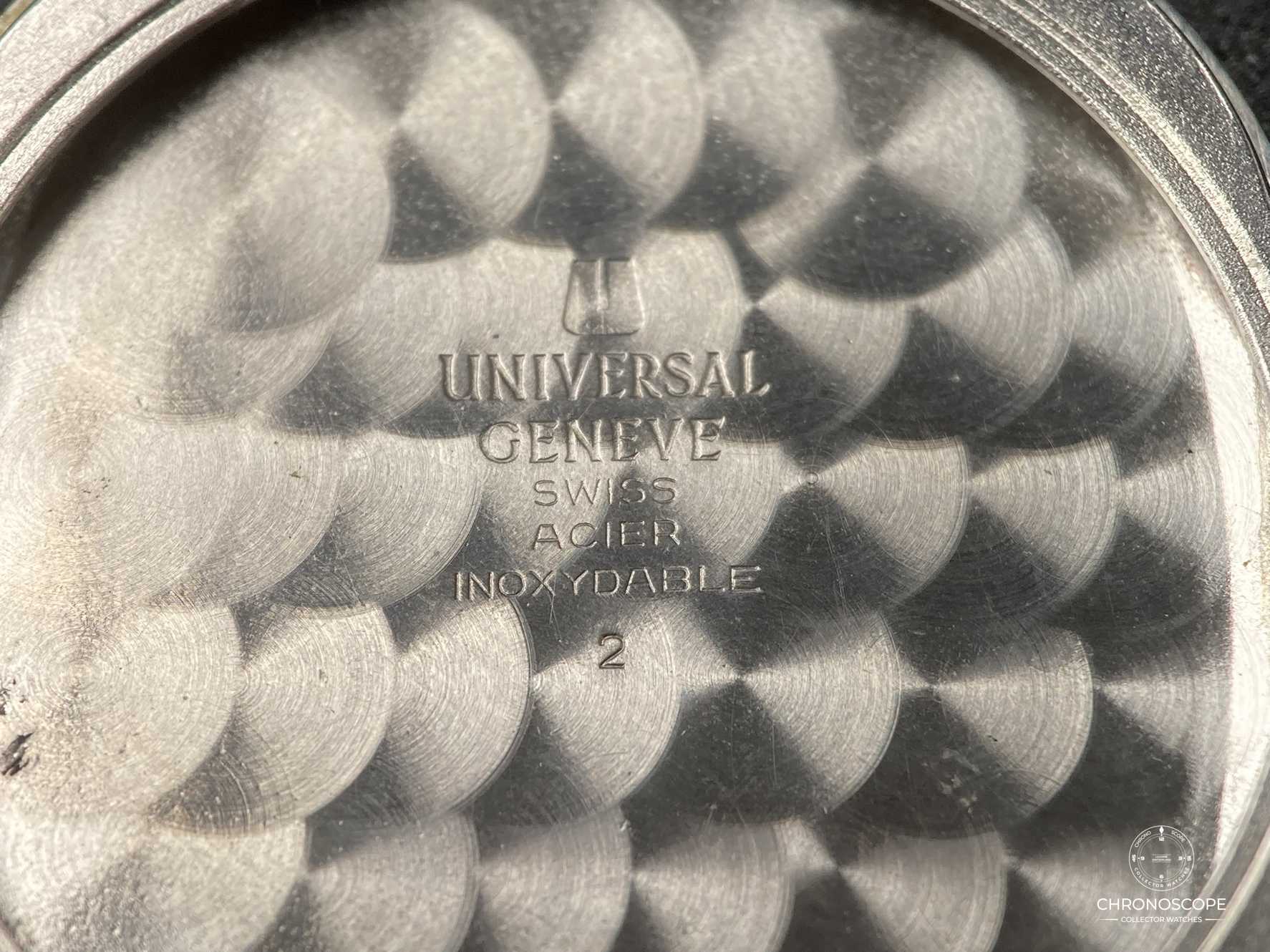 Universal Geneve White Shadow Ellipse, Microrotor Cal. 2-66, mint blue dial - Image 12