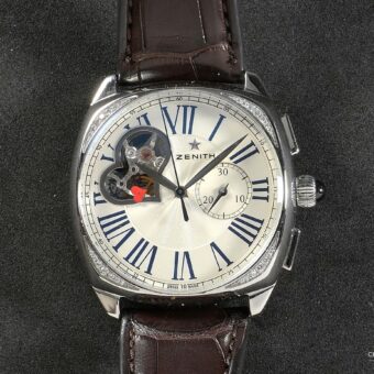 Zenith Chronomaster Open Heart ST, factory diamonds, full set 2019