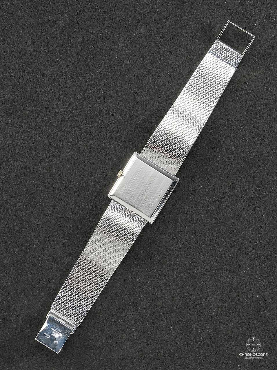 18k White Gold Patek Philippe Gondolo Reference 3671/1 First Owner Watch with Original Box, Serviced – Bild 9