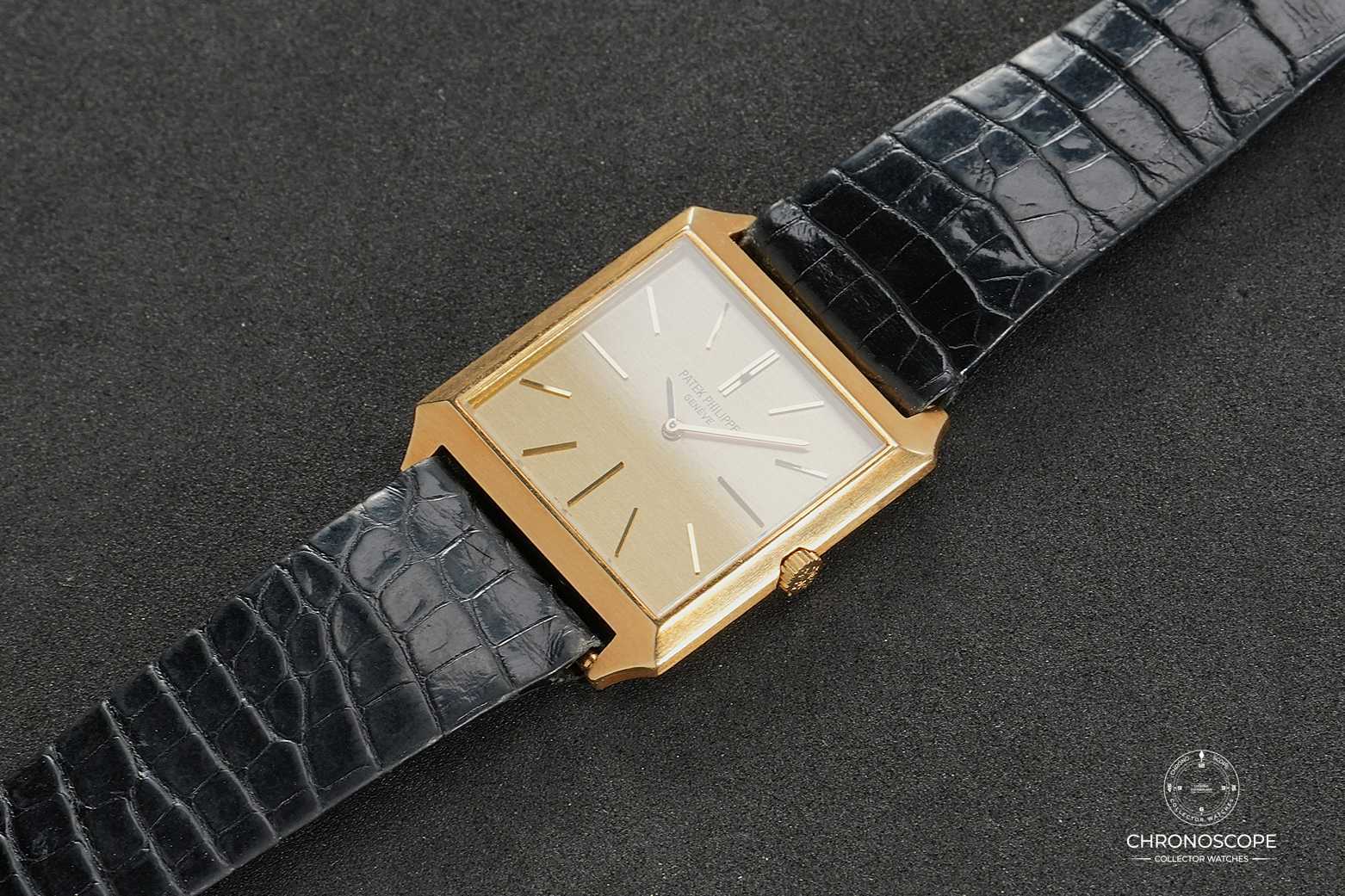 18k Yellow Gold Patek Philippe Gondolo Reference 3526, First Owner Watch with Orignal Box, Serviced – Bild 6