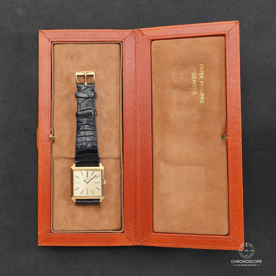 18k Yellow Gold Patek Philippe Gondolo Reference 3526, First Owner Watch with Orignal Box, Serviced – Bild 3