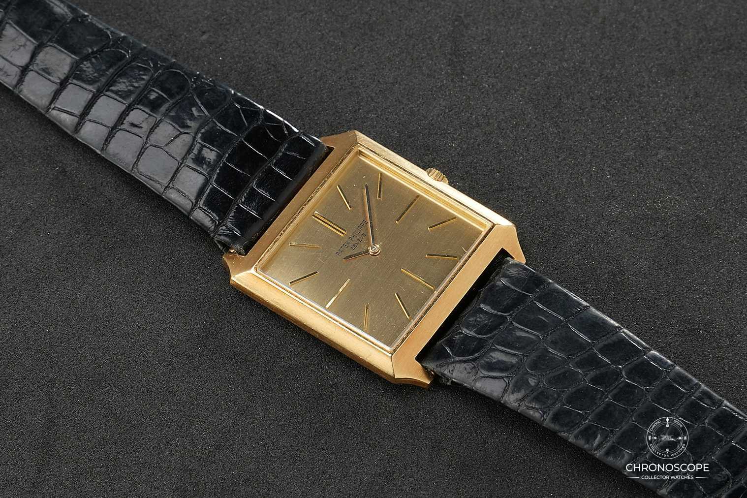 18k Yellow Gold Patek Philippe Gondolo Reference 3526, First Owner Watch with Orignal Box, Serviced – Bild 4