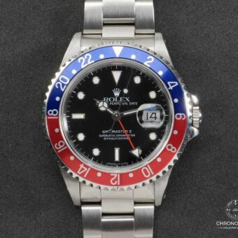 Rolex GMT-Master II ref. 16710 “Pepsi”, Box, service papers