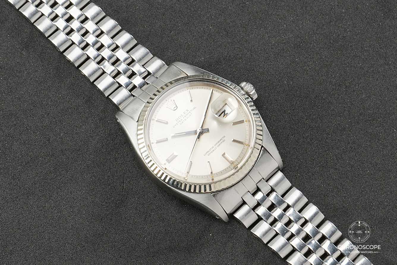 Rolex Vintage Datejust Ref. 1601 from 1975 with silver pie-pan dial - Image 4