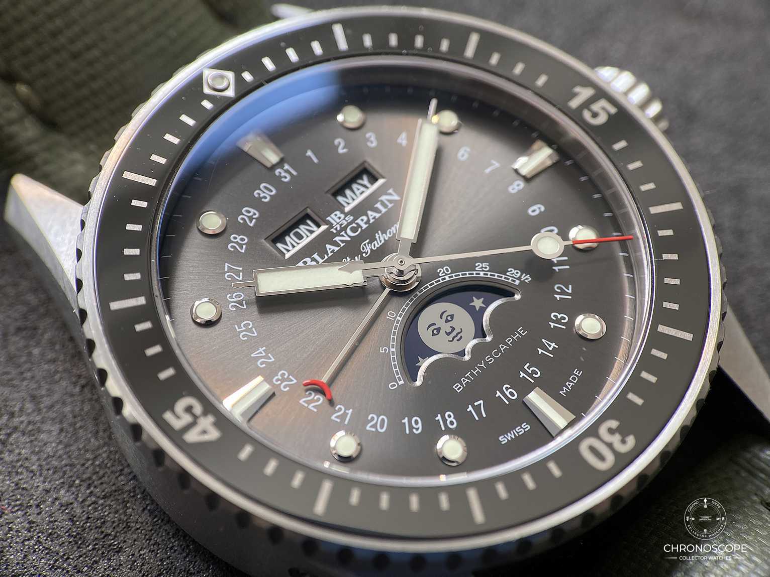 Blancpain Bathsycaphe Quantiéme Complet, Phases De Lune – Full Set – Bild 5