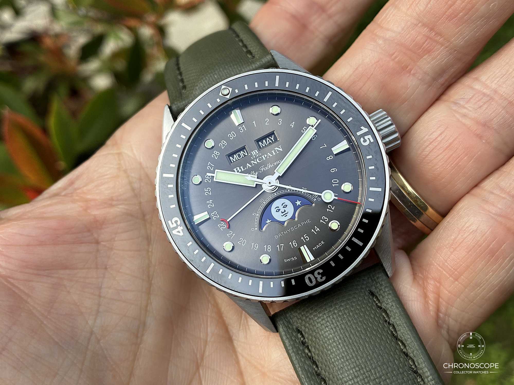 Blancpain Bathsycaphe Quantiéme Complet, Phases De Lune – Full Set – Bild 10