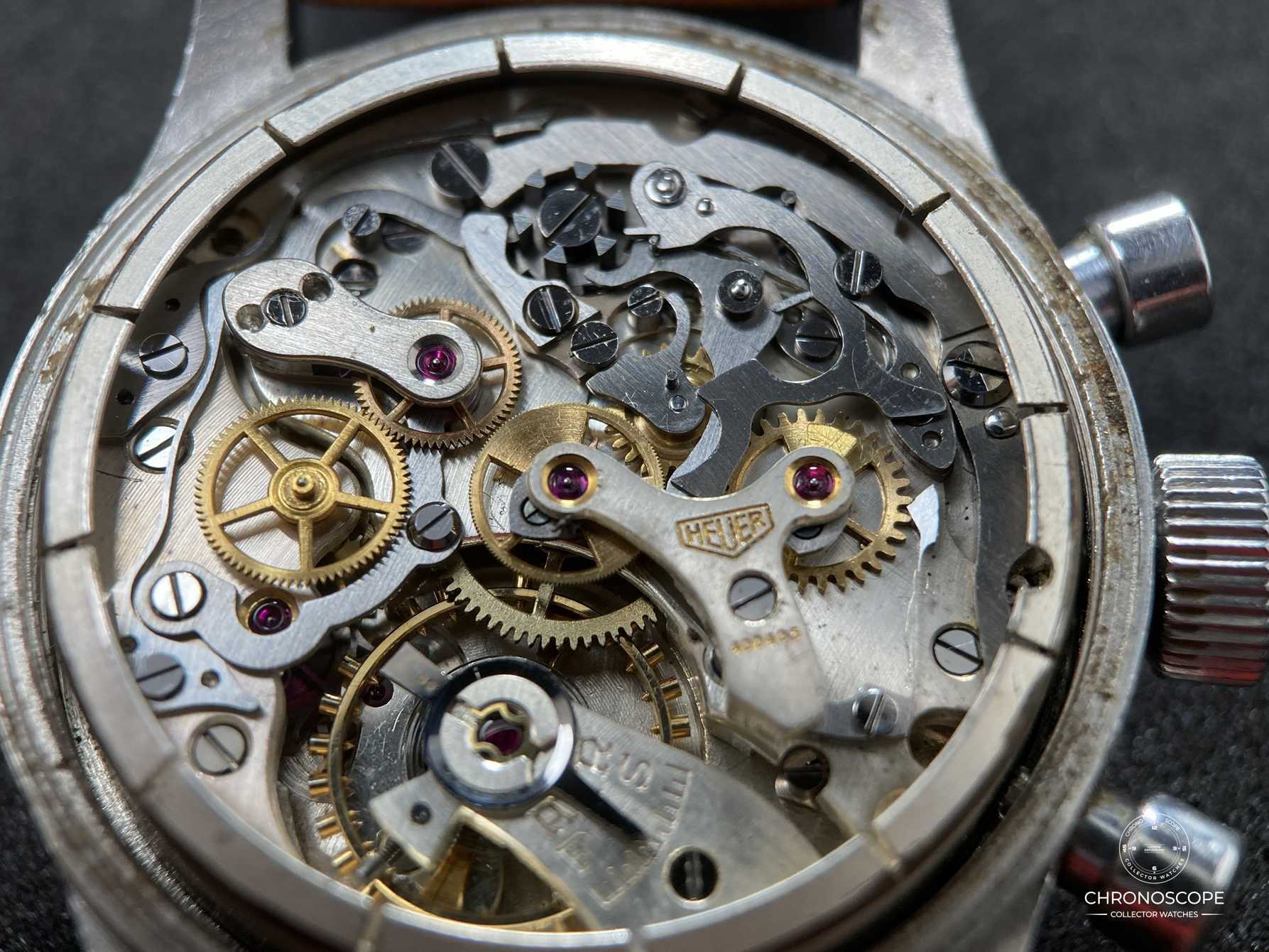 Heuer “Big Eyes” Pre Carrera Chronograph Reference 2404 - Image 9