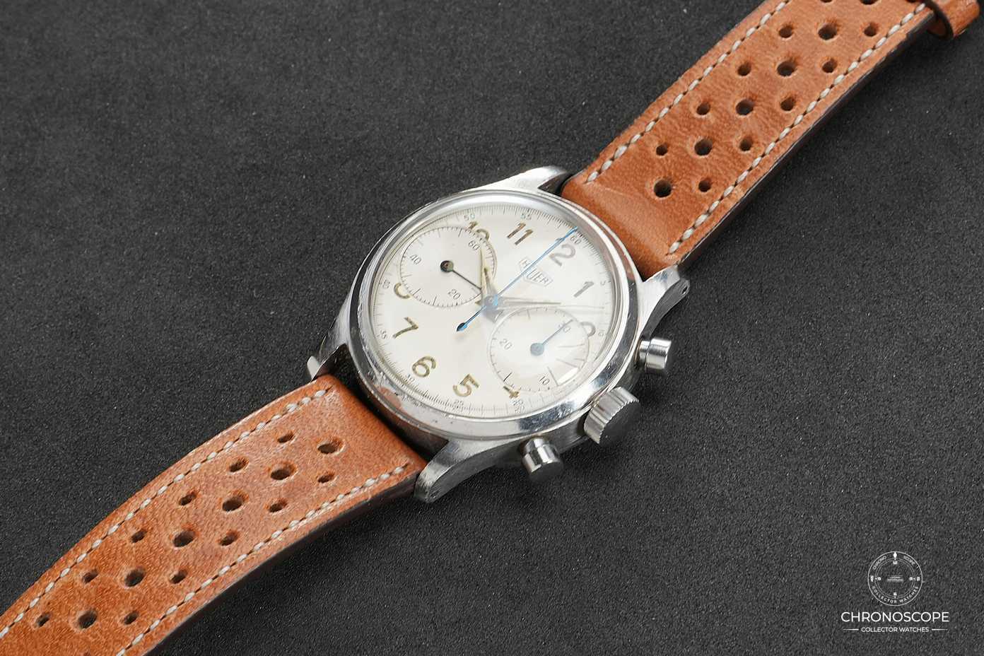 Heuer “Big Eyes” Pre Carrera Chronograph Reference 2404 - Image 4