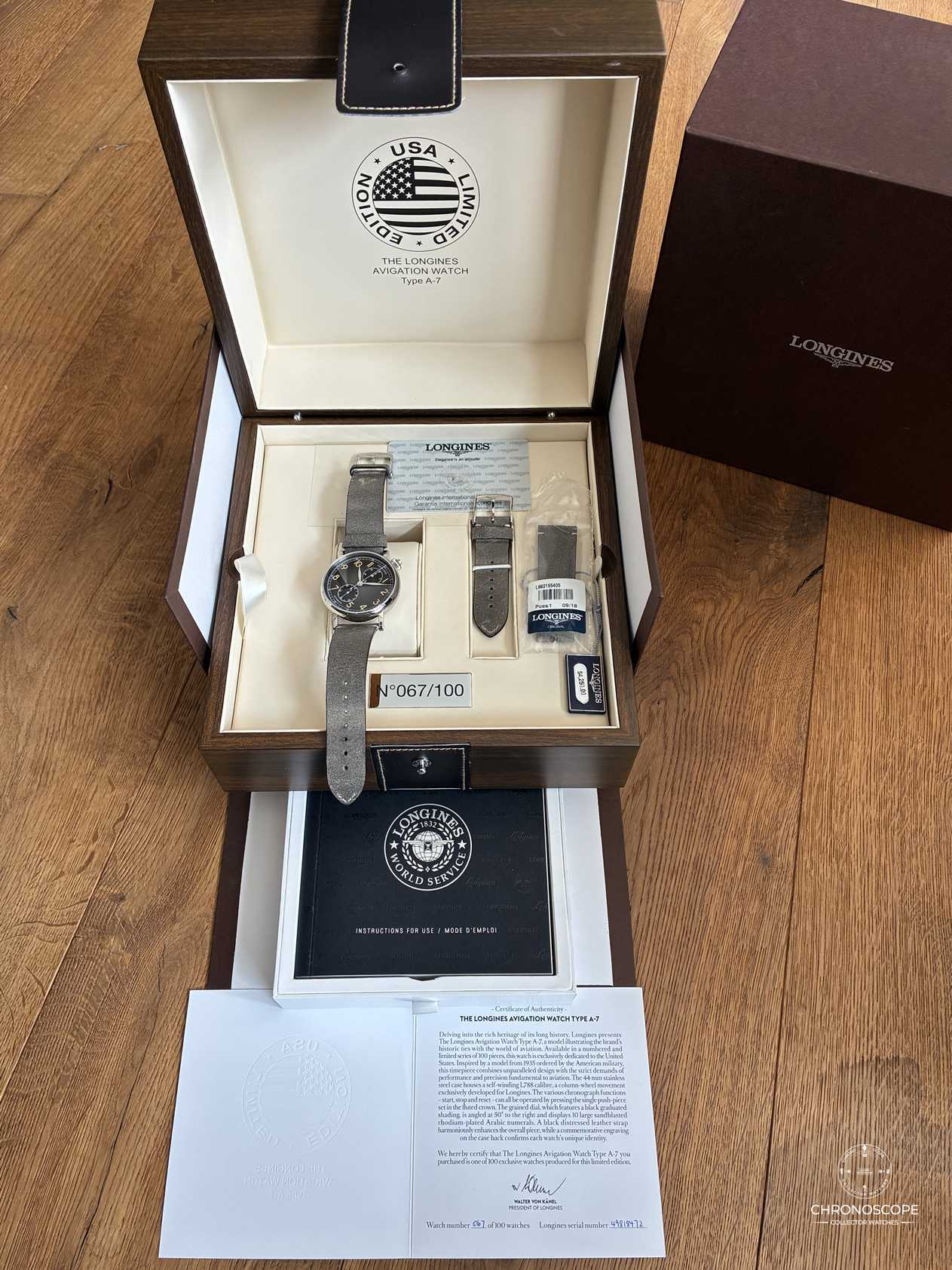 Longines Avigation Type A-7 Reference L2.823.4 Limited Edition Full Set – Bild 12