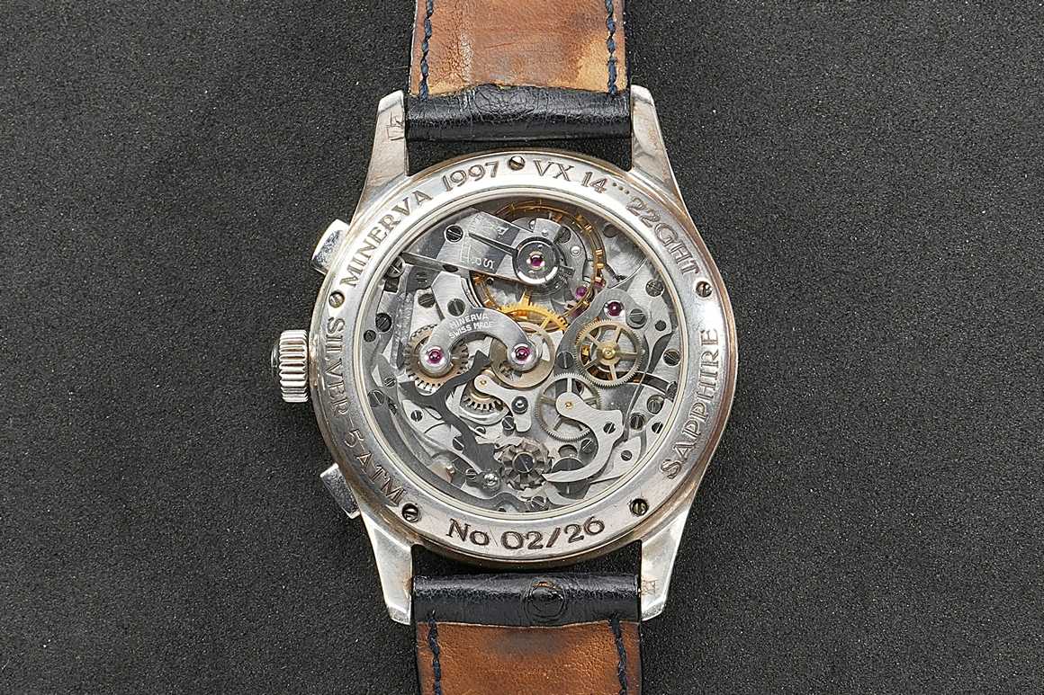 Minerva AVUS II Chronograph Reference S22-A8A , Full Set - Image 3