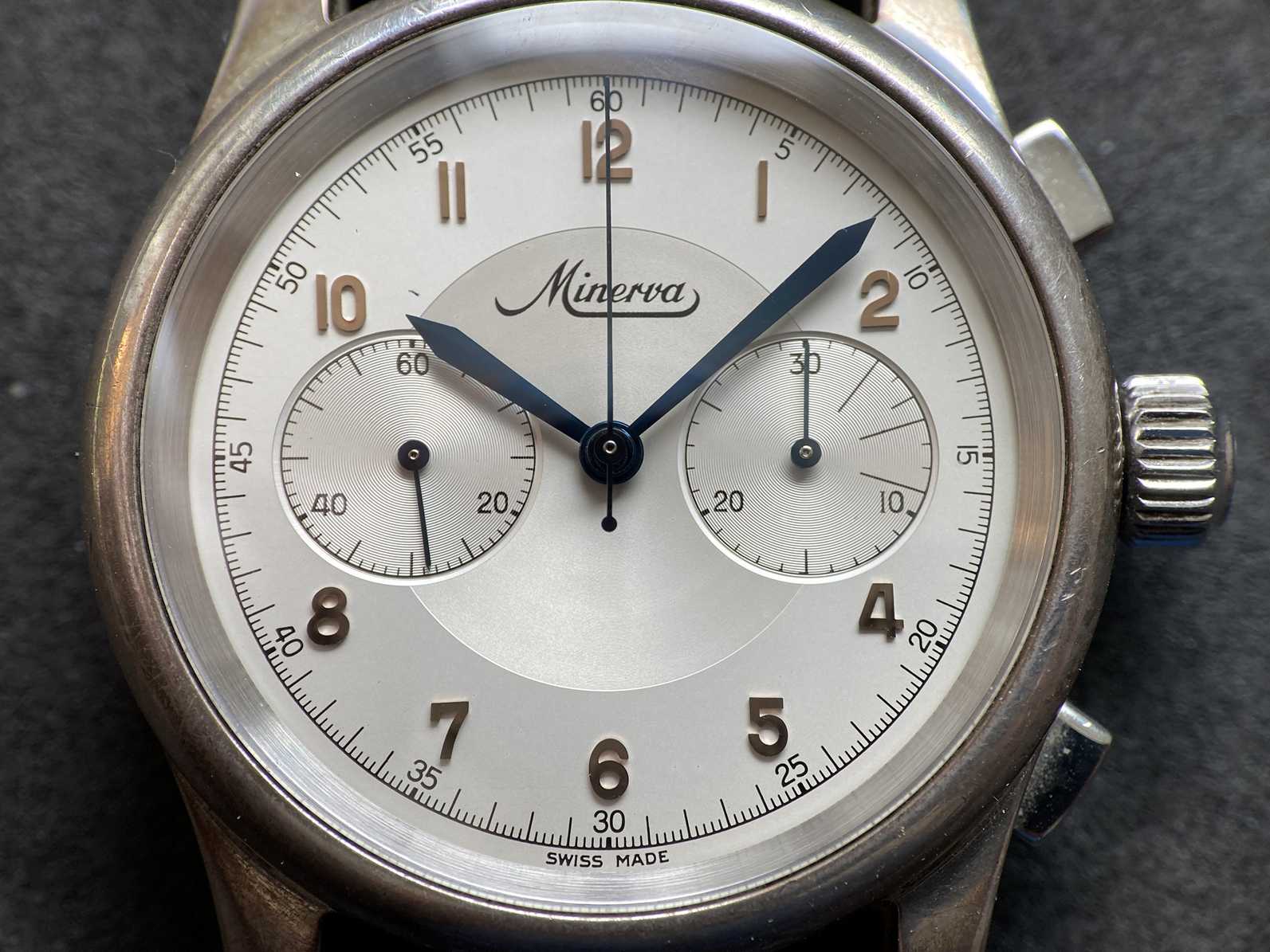 Minerva AVUS II Chronograph Reference S22-A8A , Full Set - Image 5