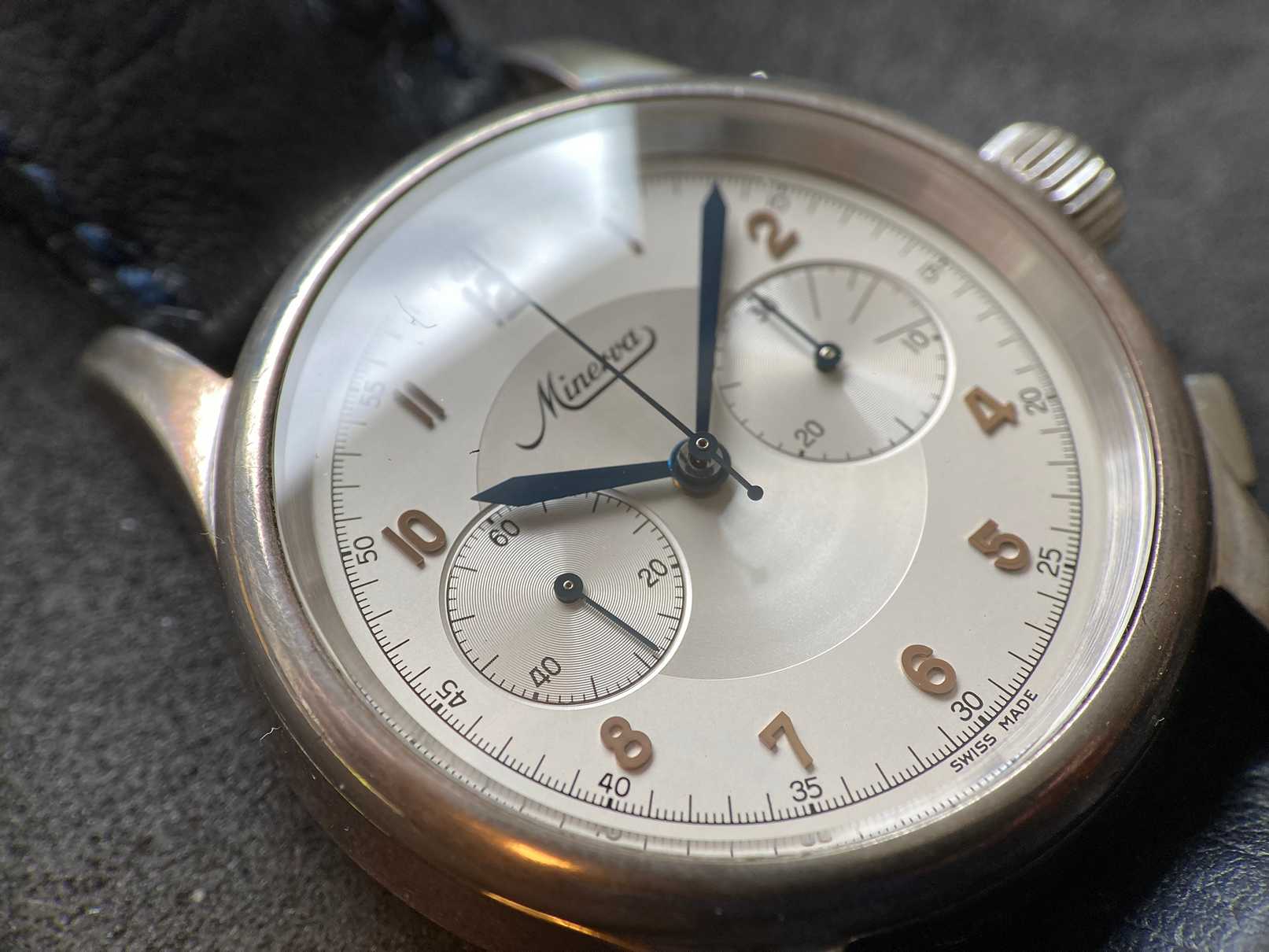 Minerva AVUS II Chronograph Reference S22-A8A , Full Set - Image 10
