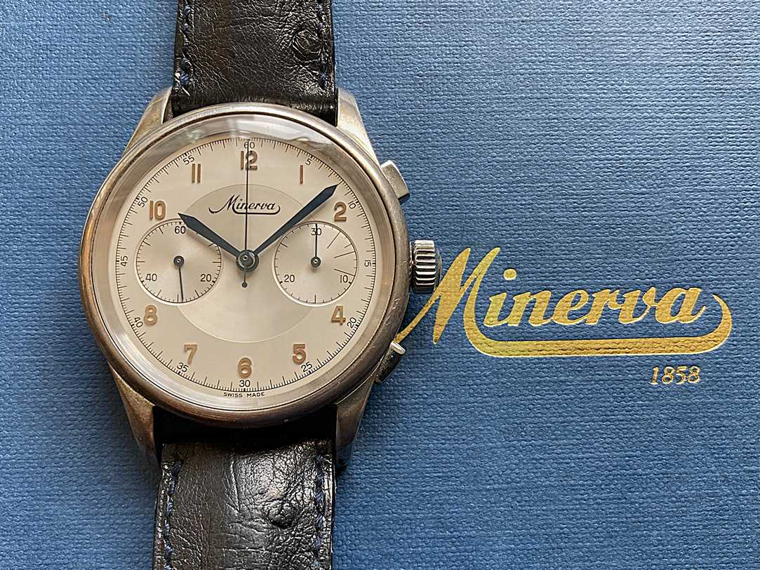 Minerva AVUS II Chronograph Reference S22-A8A , Full Set - Image 16