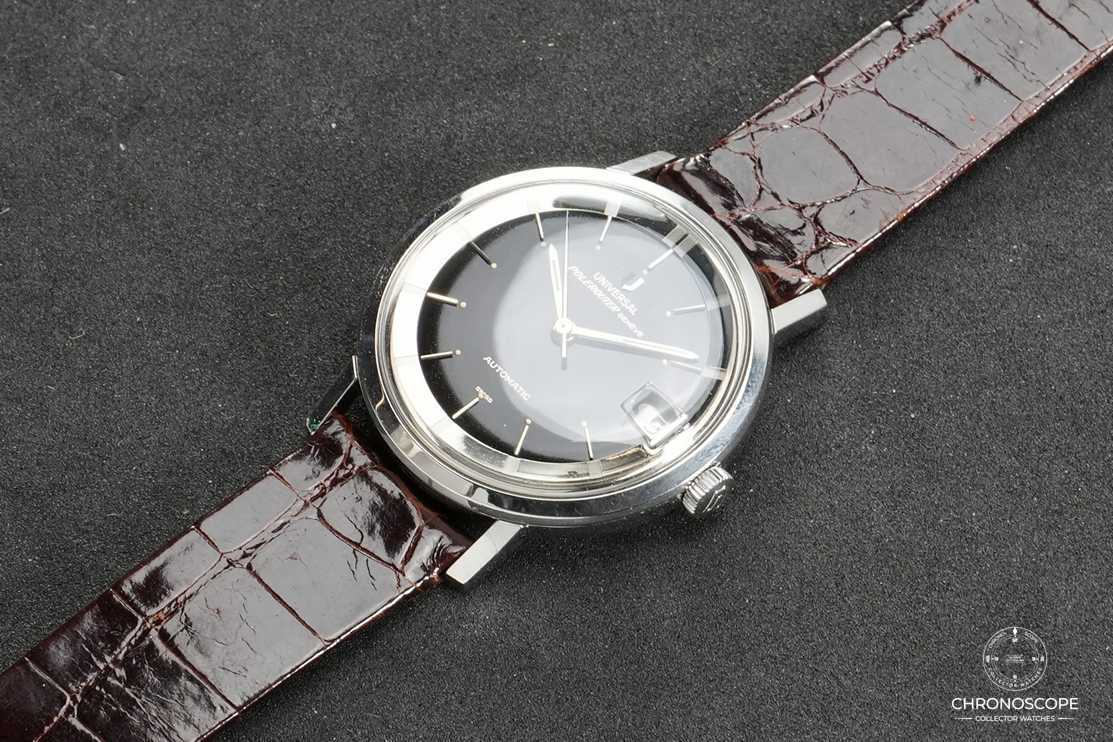 Universal Genève Polerouter Date Reference 204604-9 -  original box and buckle available - Image 11