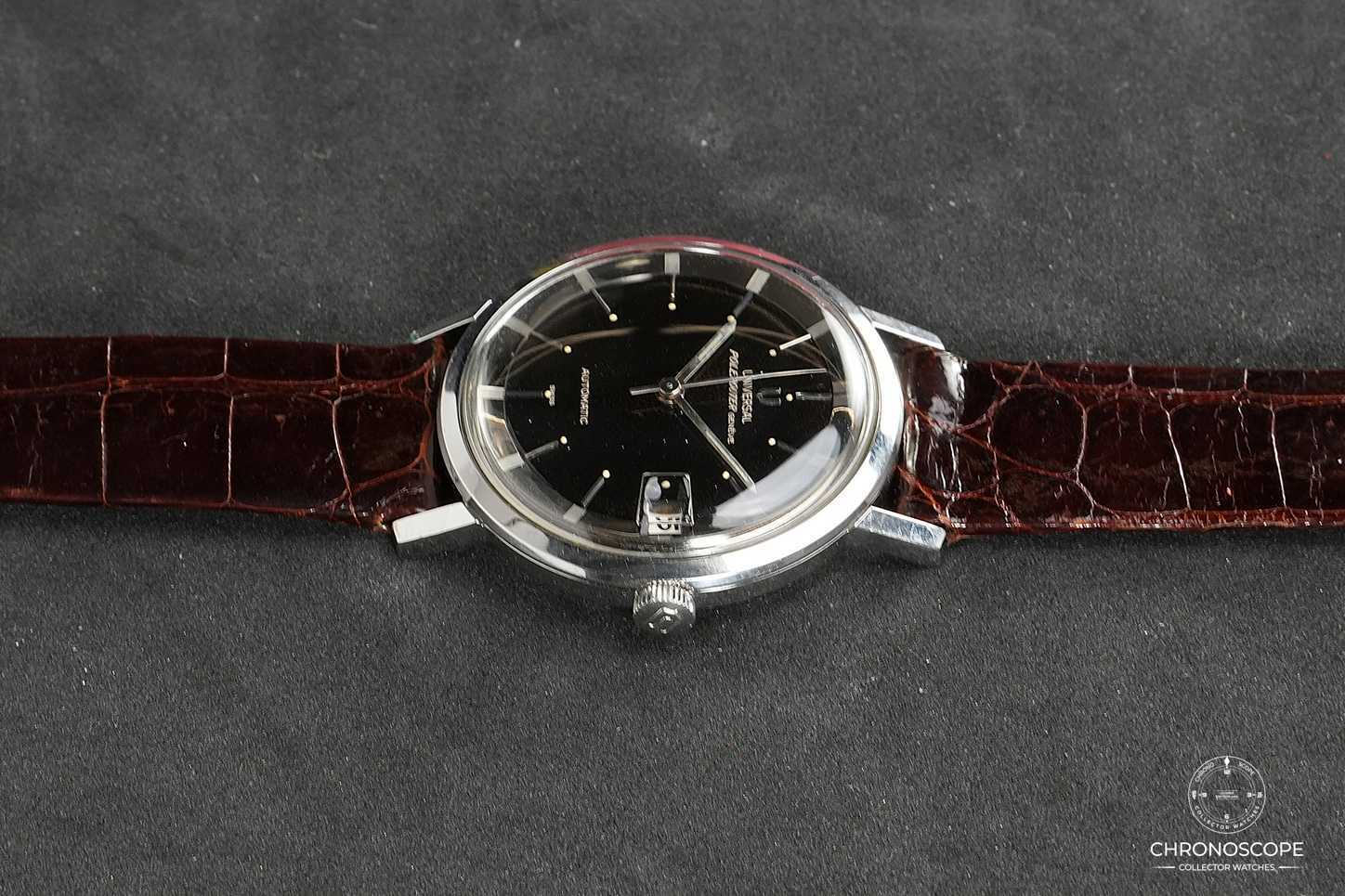 Universal Genève Polerouter Date Reference 204604-9 -  original box and buckle available - Image 12