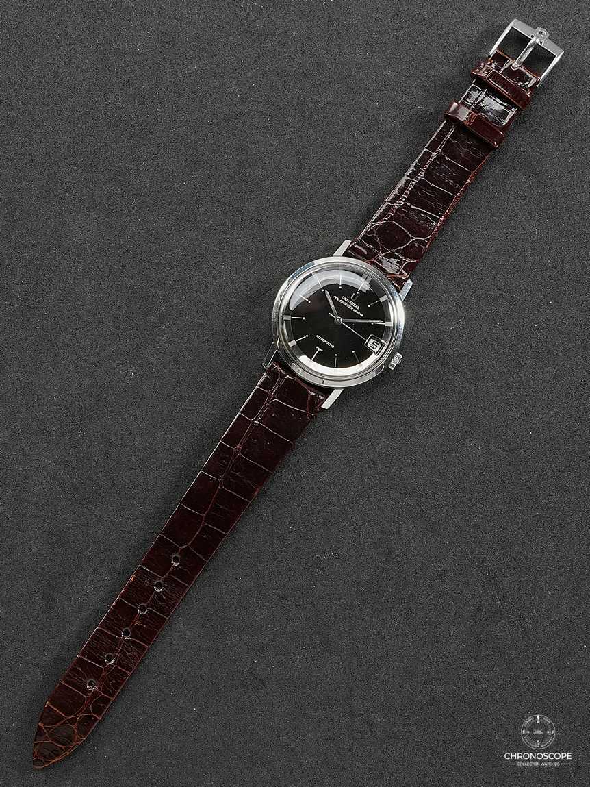 Universal Genève Polerouter Date Reference 204604-9 -  original box and buckle available - Image 4
