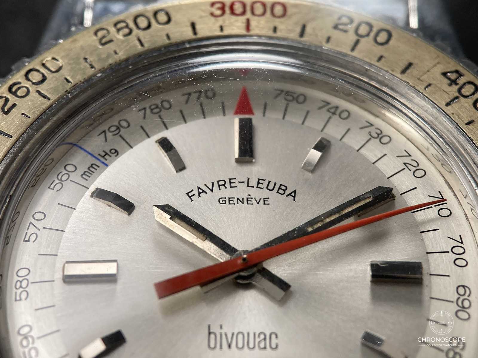 Favre Leuba Bivouac Reference 53203 Original Bracelet & Rare Ivory Bezel – Bild 7